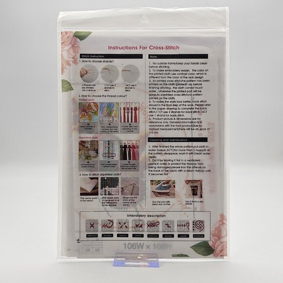 Maydear Bee Waist Is Just a Legend Cross Stitch Kit Pre-Printed Fabric - Picture 2 of 3